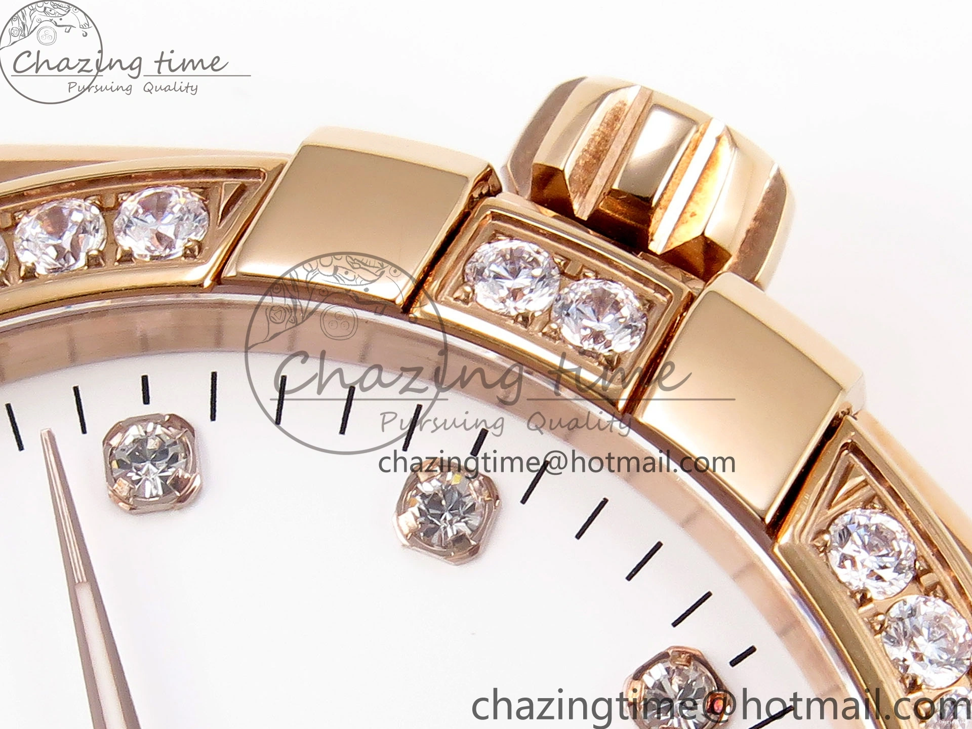 0216 Soft Constellation 39mm RG Diamonds Bezel ASWF 1:1 Best Edition White Dial on RG Bracelet A 7783